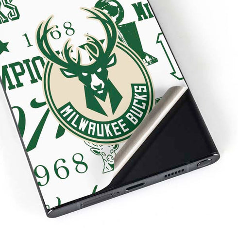 NBA Milwaukee Bucks Historic Blast New Galaxy S25 Ultra Skin